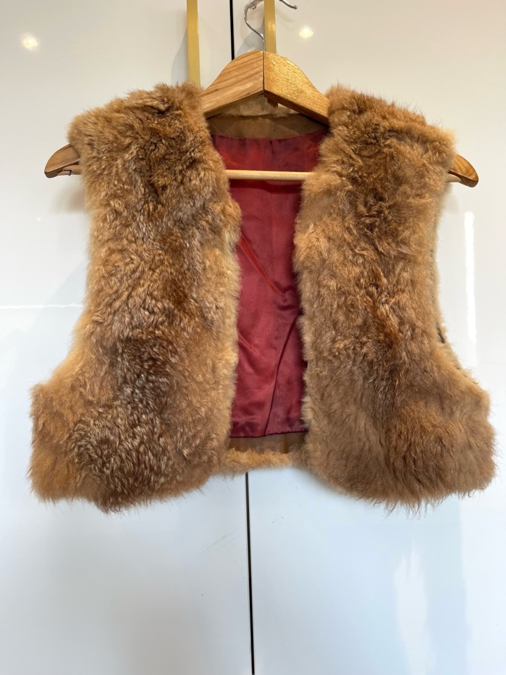 Fur vest small